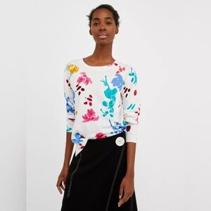 Zara Knit White Sweater